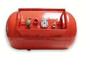 Forklift gas tank