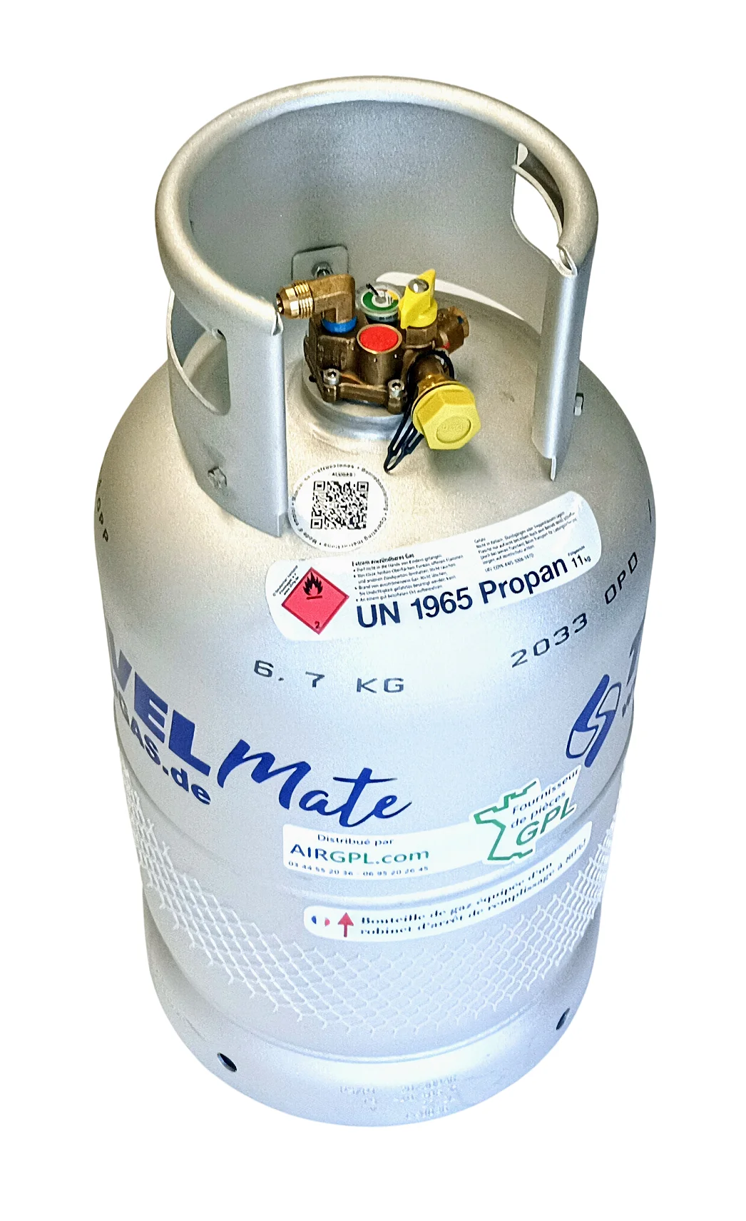 bouteille gpl rechargeable en aluminium