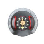 Vista dall'alto, bombola di gas ricaricabile