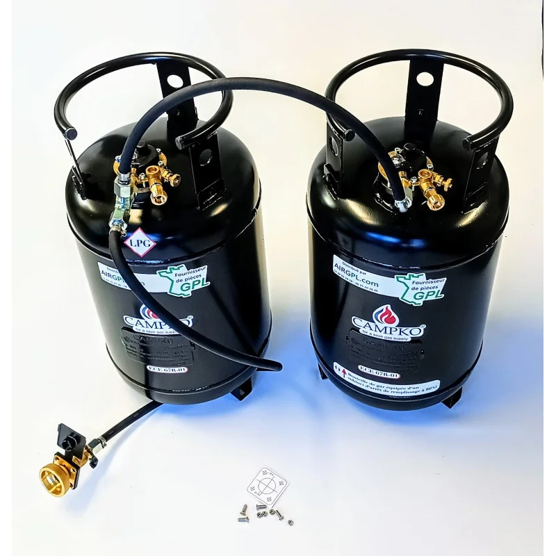 lot de 2 bouteilles campko airgpl