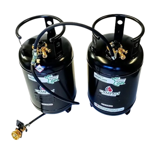 Bouteille GPL Rechargeable 11kg Gasflasche - Avec Adaptateur Européen Et Jauge De Remplissage