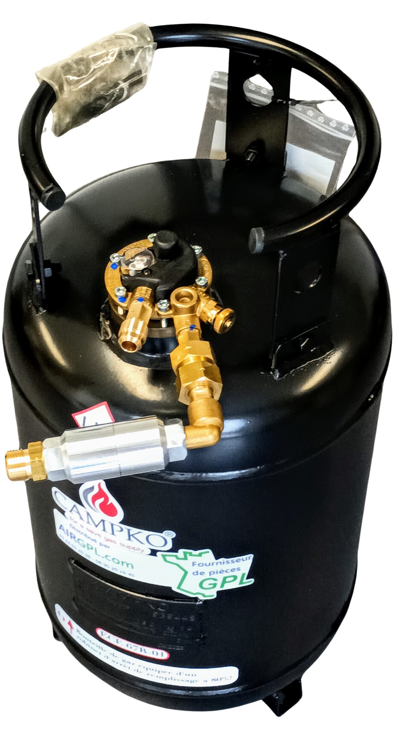 bouteille airgpl campko avec filtre 360°
